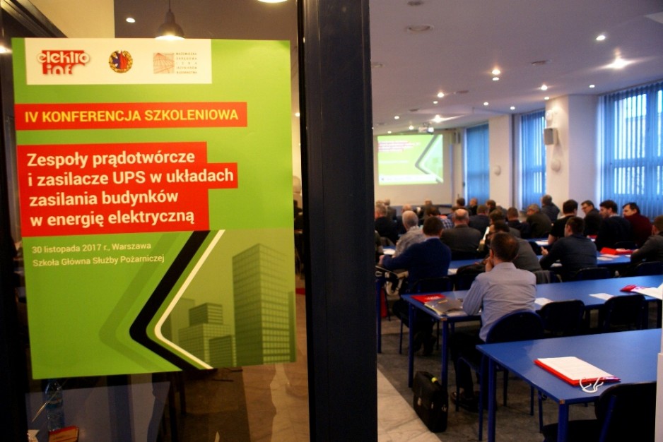 Fotorelacja: "Zespoły prądotwórcze i zasilacze UPS w układach zasilania budynków w energię elektryczną" (część I)
