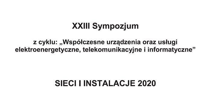 XXIII Sympozjum Oddziału Poznańskiego Stowarzyszenia Elektryków Polskich