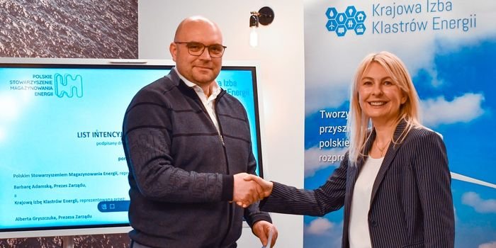 Polskie Stowarzyszenie Magazynowania Energii i Krajowa Izba Klastrów Energii podpisały list intencyjny
