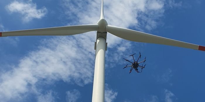 Test autonomicznego drona do monitorowania turbin wiatrowych PGE