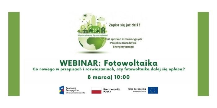 II webinar NFOŚiGW o fotowoltaice