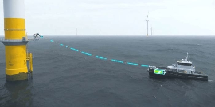 Morska stacja ładowania statków elektrycznych powstanie na farmie wiatrowej u wybrzeży Wielkiej Brytanii