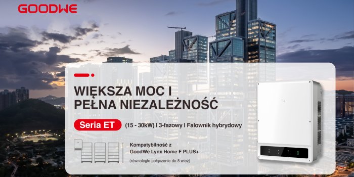 GoodWe prezentuje nowy falownik hybrydowy z awaryjnym zasilaniem