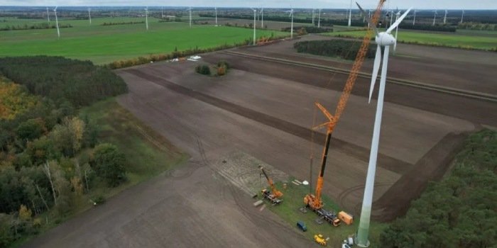 Wymiana turbin na farmie wiatrowej Elster 6-krotnie zwiększy produkcję prądu