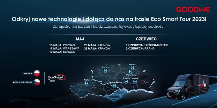 Eco Smart Tour 2023 z GoodWe w Polsce i Czechach
