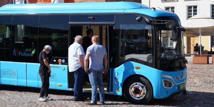 Europejski debiut nowego autobusu elektrycznego Yutong w Pułtusku