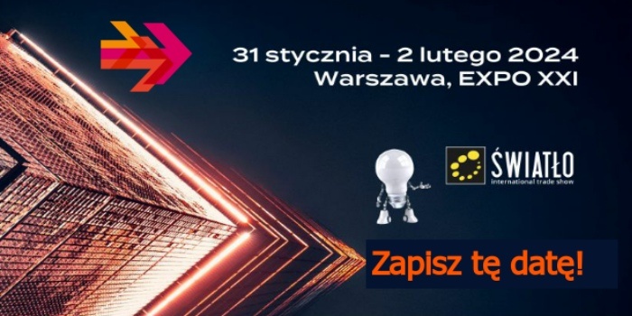 Międzynarodowe Targi ŚWIATŁO 2024 już niedługo!