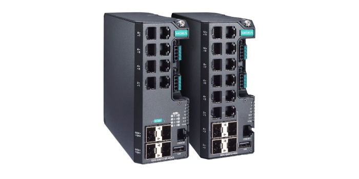 EDS-G4012 – 12-portowe zarządzalne switche na szynę DIN