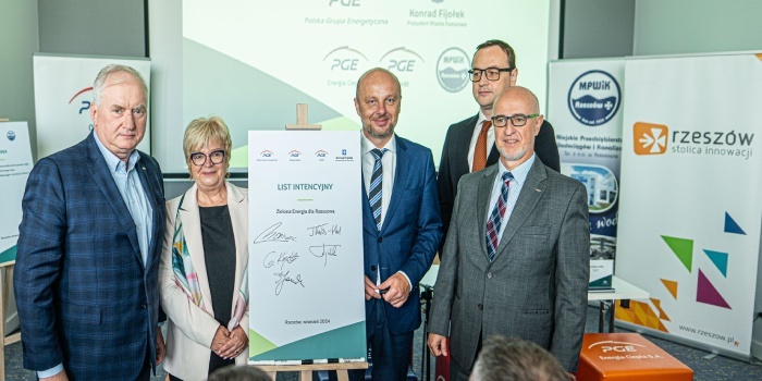 PGE podpisała list intencyjny w sprawie zielonej energii dla Rzeszowa