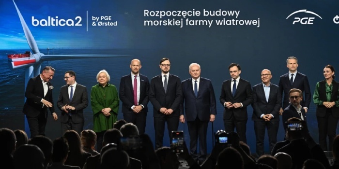 Rozpoczęcie budowy ogromnej morskiej farmy wiatrowej Baltica 2