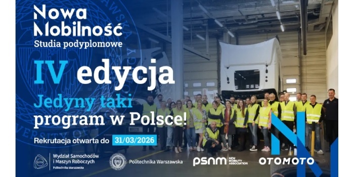 Trwa nabór na IV edycję studiów podyplomowych z nowej mobilności na PW