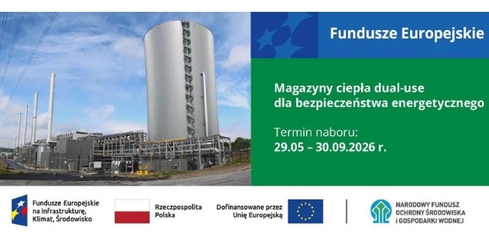 NFOŚiGW ogłosił nabór wniosków na dofinansowanie rozwoju magazynów dual-use