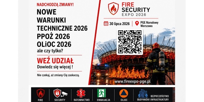 Zapraszamy na FIRE SECURITY EXPO 2026
