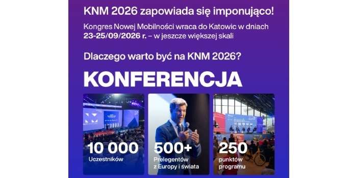 Kongres Nowej Mobilności 2026 już we wrześniu w Katowicach
