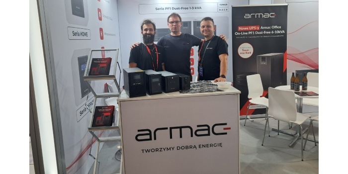 ARMAC pokazał na targach ENERGETAB swoje nowe UPS-y o mocy 6 i 10 kVA