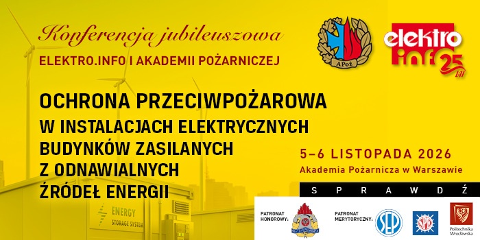 Konferencja jubileuszowa „elektro.info” i Akademii Pożarniczej – ruszyły zapisy!