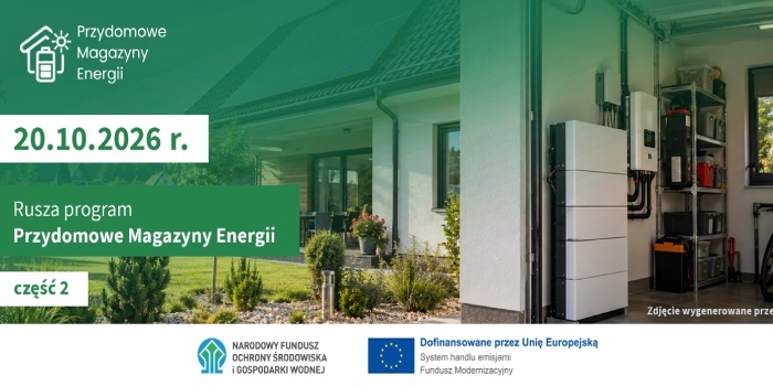 Wkrótce ruszy nowy program dotacji do magazynów energii prosumentów