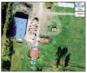 Rys. 4. Lokalizacja stanowisk poligonowych badań przejezdności obiektów