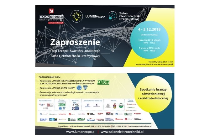 Bilet wstępu na targi LUMENexpo