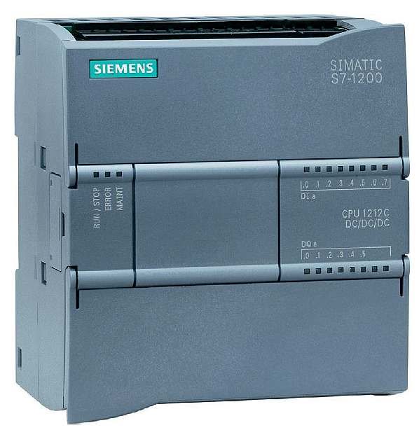 Rys. 5. Sterownik PLC z rodziny S7-1200, przeznaczonej do zastosowań podstawowych / Fig. 5. The PLC from the S7-1200 family prepared for simple data acquisition and processing tasks