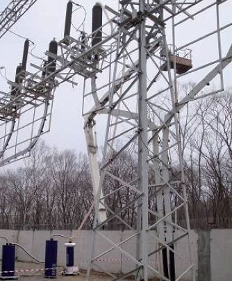 Rys. 11.  
Próba odbiorcza linii kablowej XLPE o długości 13,35 km na napięcie 220 kV. System probierczy OWTS HV250 jest podłączony do jednej 
z faz linii kablowej