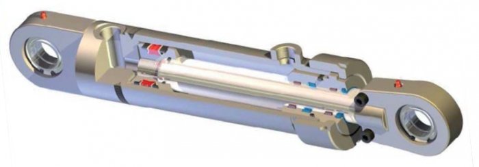 Rys. 6. Przykład siłownika hydraulicznego