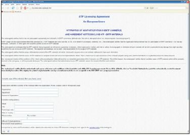 Fot. 3 Wypełniamy formularz licencji