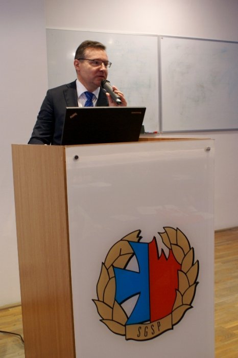 IV konferencja szkoleniowa "Zespoły prądotwórcze i zasilacze UPS w układach zasilania budynków w energię elektryczną" - 30 listopada 2017 r., Szkoła Główna Służby Pożarniczej w Warszawie.