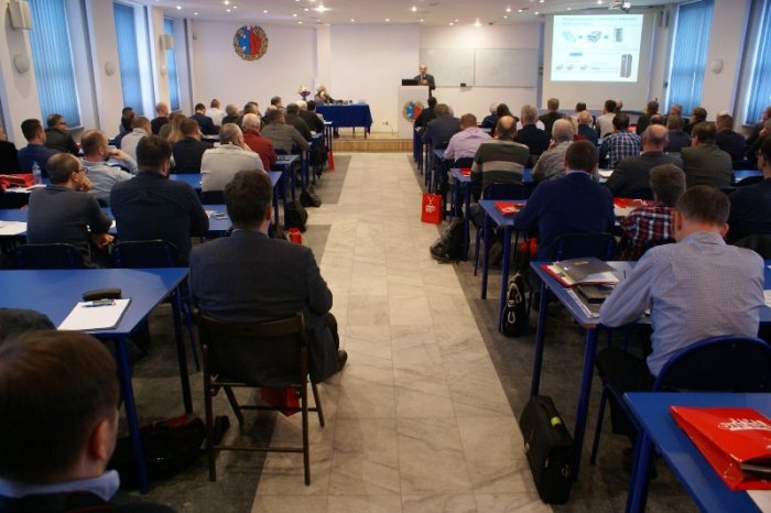 IV konferencja szkoleniowa "Zespoły prądotwórcze i zasilacze UPS w układach zasilania budynków w energię elektryczną" - 30 listopada 2017 r., Szkoła Główna Służby Pożarniczej w Warszawie.