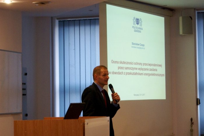 IV konferencja szkoleniowa "Zespoły prądotwórcze i zasilacze UPS w układach zasilania budynków w energię elektryczną" - 30 listopada 2017 r., Szkoła Główna Służby Pożarniczej w Warszawie.