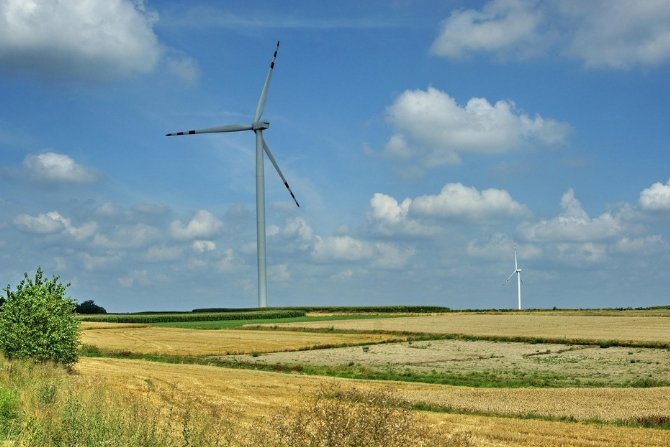 W 2018 r. 14 proc. energii elektrycznej pochodziło z energetyki wiatrowej
Fot. pixabay.com