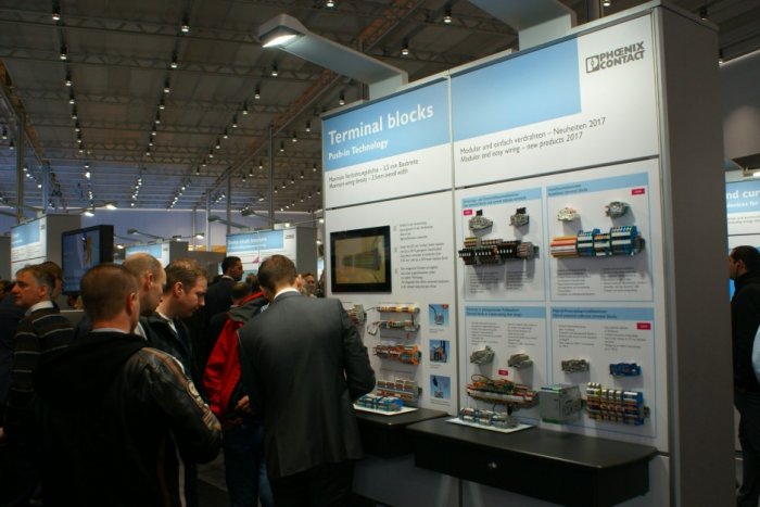 Hannover Messe - 24-28.04.2017 - stoisko firmy Phoenix Contact.