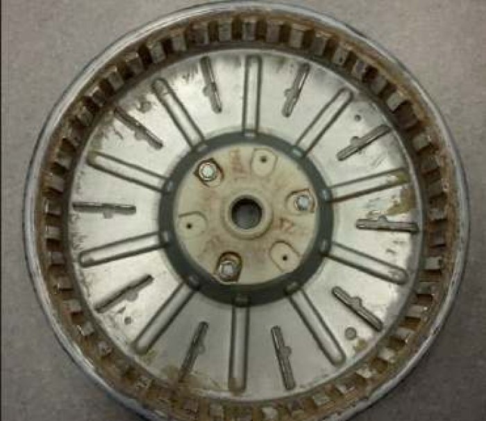 Rys. 4. Wirnik z magnesami neodymowymi
