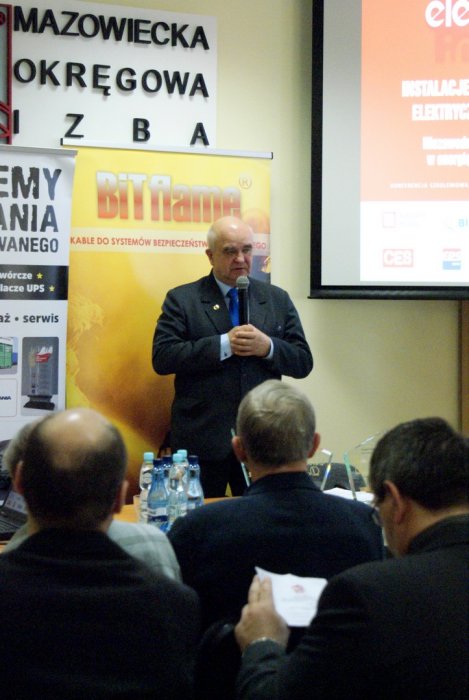 Konferencja „Instalacje i urządzenia elektryczne a pożar. Niezawodność zasilania w energię elektryczną”