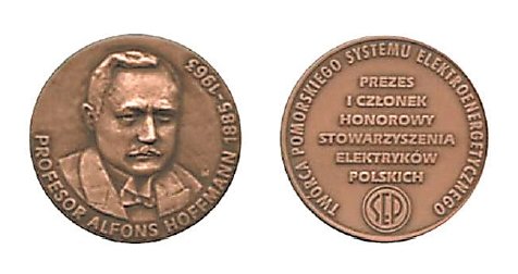 Medal im. Prof. Alfonsa Hoffmanna
Fot. http://www.sep.gda.pl/