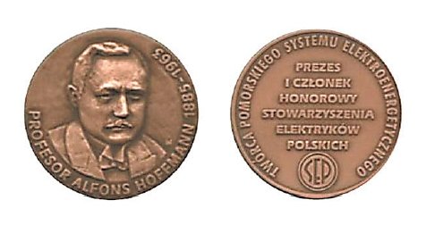 Medal im. Prof. Alfonsa Hoffmanna
Fot. http://www.sep.gda.pl/