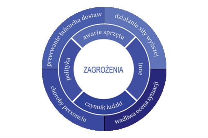 Typy zagrożeń występujących w działalności organizacji