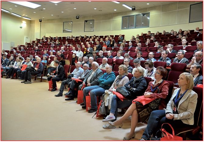 Widok na audytorium konferencji