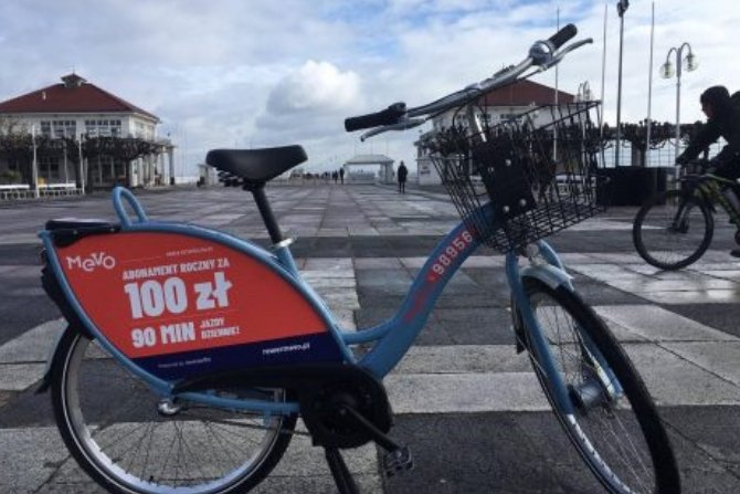 Rowery elektryczne Mevo wystartowały w Trójmieście