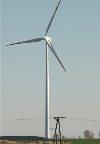 Fot. 1.  
Widok elektrowni wiatrowej