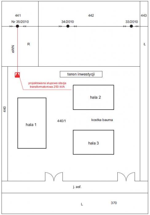 Rys. 1. Plan zagospodarowania terenu
