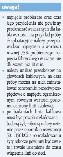 ei 10 2008 uklady probiercze do prob napieciowych kabli i linii kablowych sn uwaga