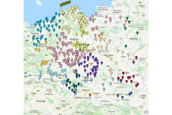 Rys. Projekty wiatrowe w Polsce 2019
