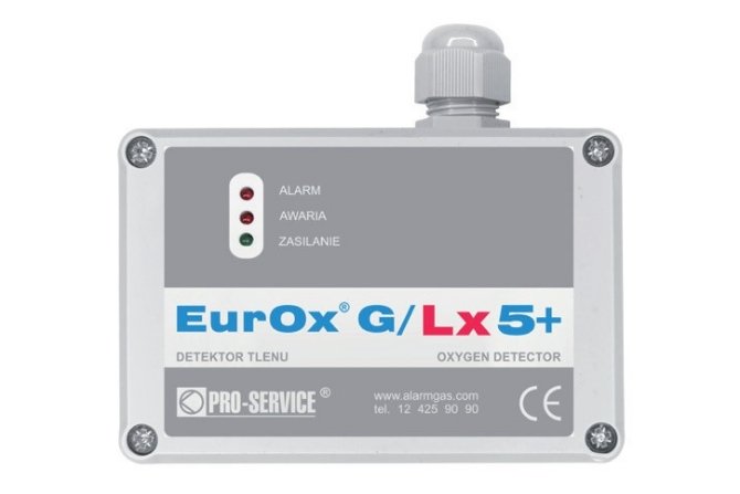 Detektory Tlenu „EurOx G/Lx5+” od Pro-Service
Fot. Pro-Service