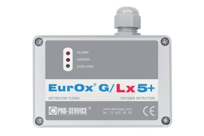 Detektory Tlenu „EurOx G/Lx5+” od Pro-Service
Fot. Pro-Service