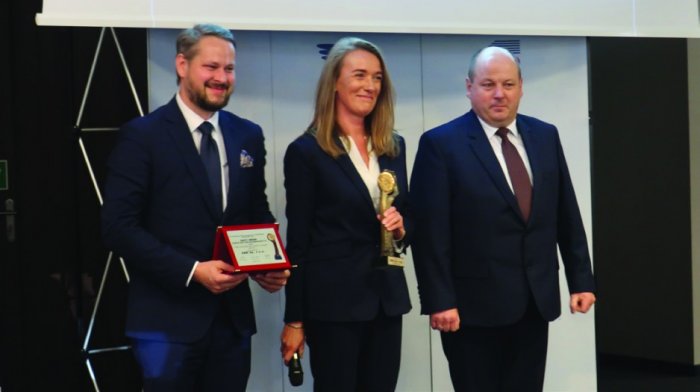 Złoty Medal Polskich Sieci Elektroenergetycznych S.A. za produkt: układ monitoringu stanu urządzeń i systemów SWICOM odebrała firma ABB Sp. z o.o.