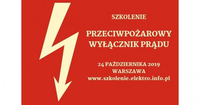 Szkolenie „Przeciwpożarowy wyłącznik prądu”