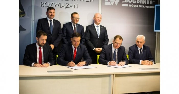 Podpisanie umowy współpracy pomiędzy Enea a władzami kopalni Bogdanka