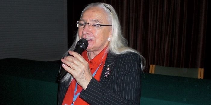 Prezes Oddziału SEP Poznań, prof. dr hab. inż. Aleksandra Rakowska, otwiera obrady XXII Sympozjum, fot. ww