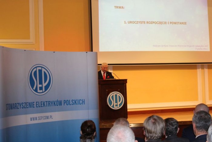 Powitanie uczestników przez Prezesa SEP.